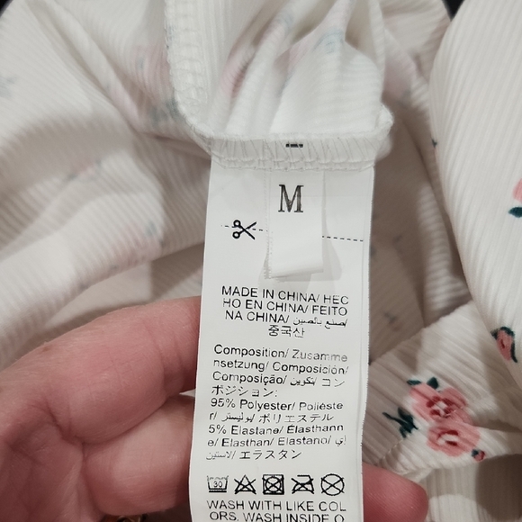 Floral Print Women's Pajama Set - Picture 5 of 5